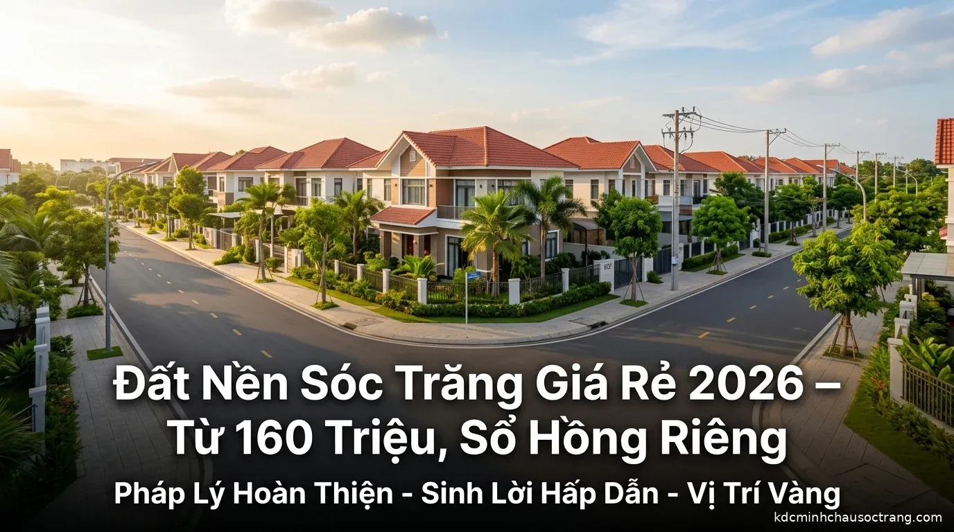 Đất Nền Sóc Trăng Giá Rẻ 2026 — Tổng Quan Thị Trường & Cách Chọn An Toàn
