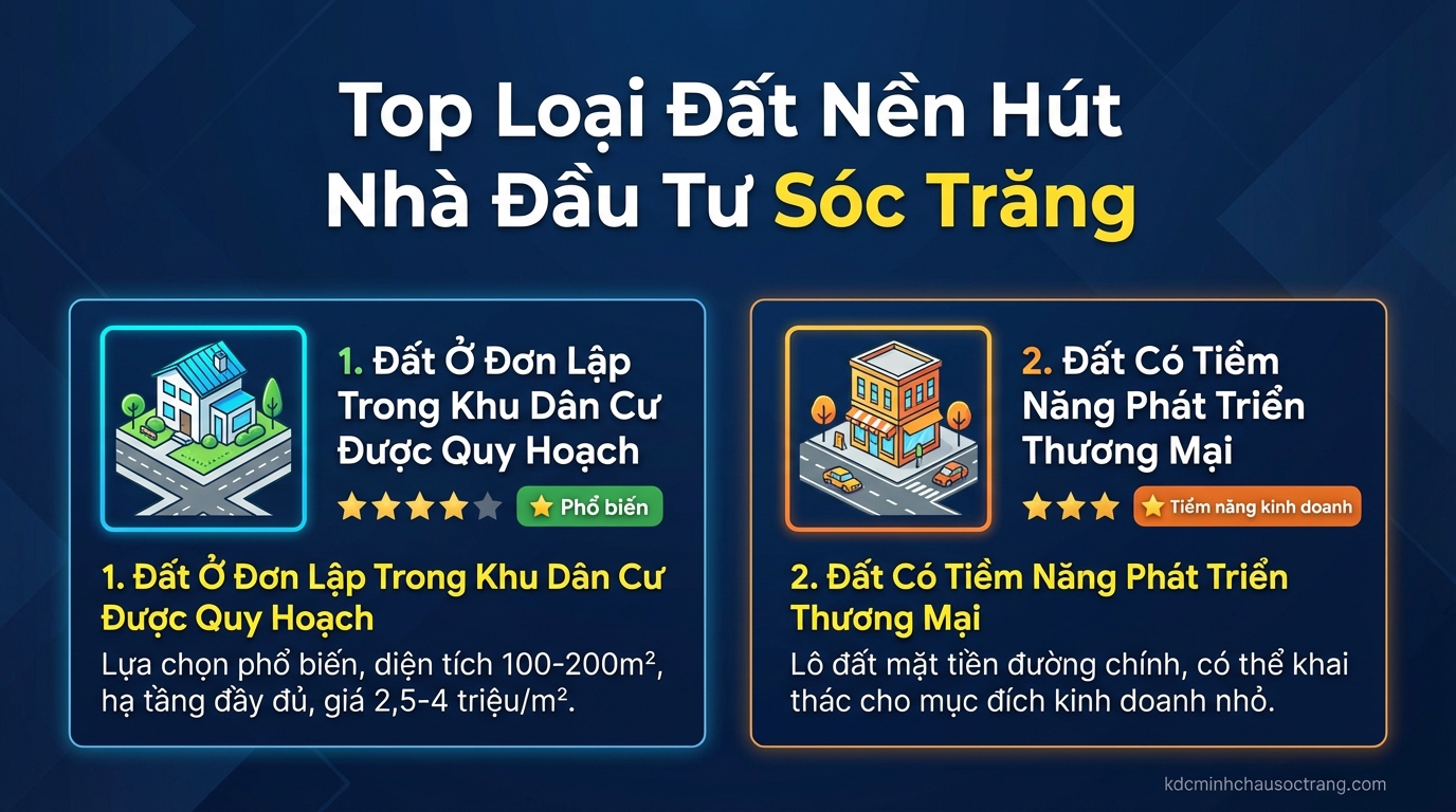 Infographic: thị trường đất nền Sóc Trăng