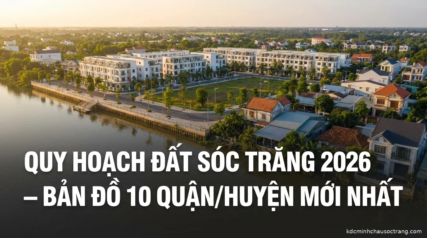 Quy Hoạch Đất Sóc Trăng 2026 — Bản Đồ 10 Quận/Huyện & Hướng Dẫn Tra Cứu